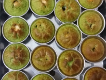 Bolinho assado de espinafre