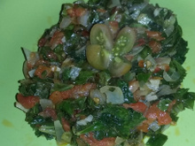 Salada de couve light