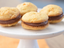 Whoopie de cenoura com chocolate
