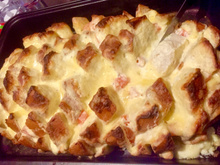 Pão 3 queijos aperitivo de forno