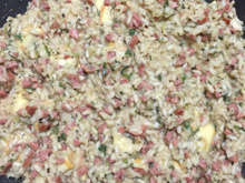 Risoto de lingüiça com provolone