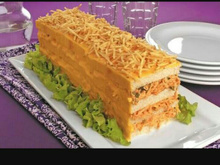 Bolo salgado delicioso