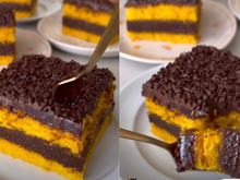 Esse é o melhor bolo de cenoura da sua vida: recheio e cobertura de brigadeiro deixa a receita ainda mais especial