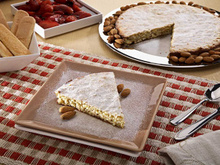 Torta de arroz Urbano e amêndoas