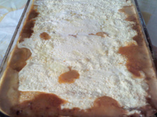 Lasanha à bolonhesa com creme de leite