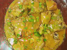 Costelinha de porco com mel e mostarda