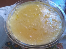 Purê de batatas cremoso com queijo