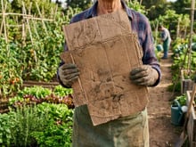 Chega de pragas na horta: o truque do papelão que aprendi com um vizinho transformou minhas plantas