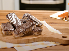 Barra de cereal com chocolate