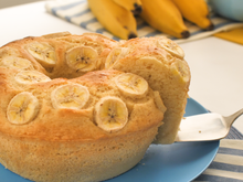 Bolo de banana simples