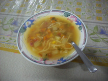 Sopa de legumes na panela de pressão