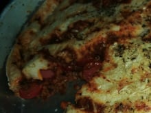 Torta salgada de carne moída