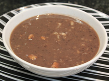 Sopa de feijão nutritiva