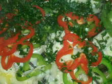Moqueca de peixe com camarão