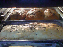 Pão de inhame com grãos 