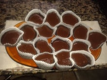 Mini bolo de chocolate