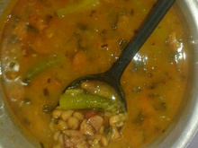 Feijão com Calabresa