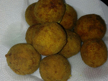 Bolinhos de baião de dois