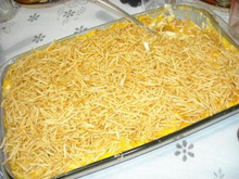 Picadinho de frango com requeijão ao forno