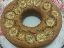Bolo de banana com canela da Cris