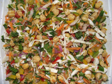 Salada de grão-de-bico