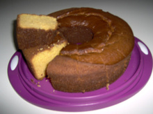 Bolo de fubá de panela