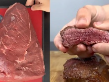 Nunca mais errei o ponto da carne na airfryer: truque de cozinheiro salvou o meu almoço