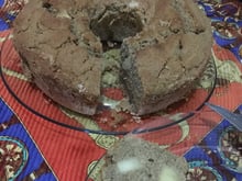 Bolo de maçã de farinha de arroz sem lactose