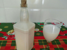Batida de coco ou licor de coco cremosa