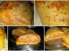 Pão enrolado e recheado fácil