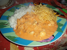 Estrogonofe de peixe