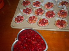 Torta light de morango