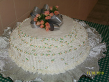 Bolo de casamento (2 andares)
