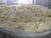 Pavê de limão e chocolate branco