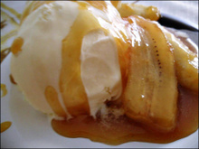 Sorvete de banana fácil