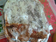 Lasanha ao molho barbecue