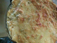 Macarronada cremosa de frango