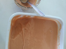 Mousse de goiaba feito com goiabada