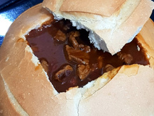 Pão italiano recheado