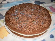 Torta de limão e chocolate