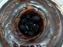 Calda de chocolate para bolo