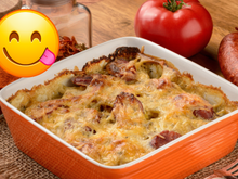 Torta salgada de linguiça com massa fofinha que parece pizza para substituir o jantar