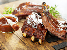 Costelinha barbecue de House of Cards