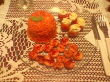 Risoto de camarão
