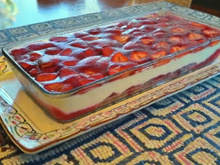 Sobremesa de morango