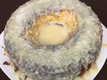 Bolo de abóbora com coco