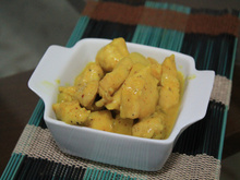 Frango ao molho de laranja e mostarda