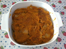 Lagarto com molho de cenoura