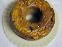 Bolo de banana de liquidificador
