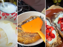 Pão com ovo DOCE para o café da manhã parece inusitado mas é muuuuito gostoso e perfeito para variar o cardápio